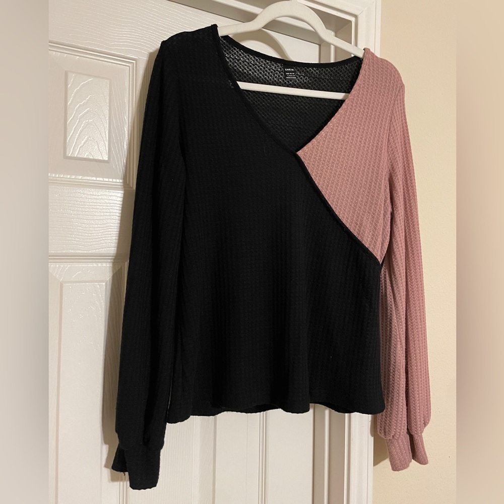 SHEIN Colorblock Sweater